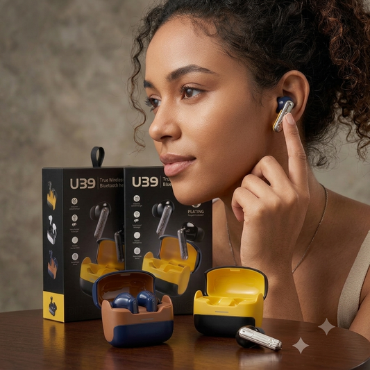 U39 Wireless Bluetooth Earbuds – Deep Bass & HD Sound