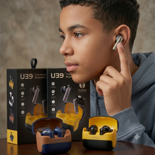 U39 Wireless Bluetooth Earbuds – Deep Bass & HD Sound