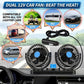12v Car Dashboard cooling fan, dual head fan 360 degree rotation Fan for Cars